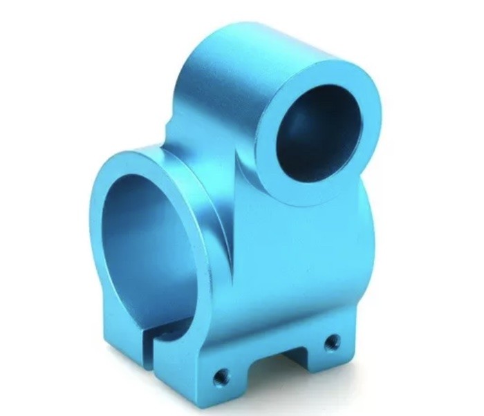 Aluminum 6061-T6 CNC Turned Parts Color Anodized For Valve Bodies Stems