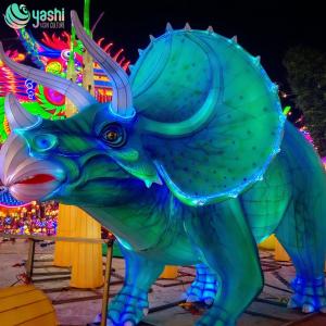 China Jurassic Triceratops-shaped lantern suitable for festival events, zoos, parties and gatherings factory