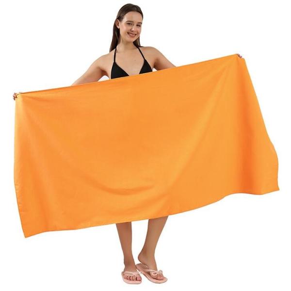 Soft Touch Antibacterial Fast Drying Bath Towels Microfiber Suede Fabric