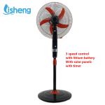 Industrial Cooling Plastic Floor 12V DC Electric Energy Saving 16 Inch Stand Fan