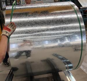 China Full Hard Regular Spangle Galvanized Steel Coil 28 Gauge Z75 factory