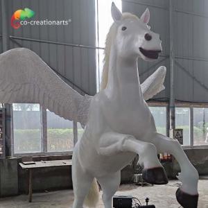 China CE Weather Proof Simulation Realistic Animatronic Animals Pegasus Fun Park Animals factory