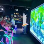 Ar Bicycle Motion Game Dynamic Racing Interactive Projection Bike Game