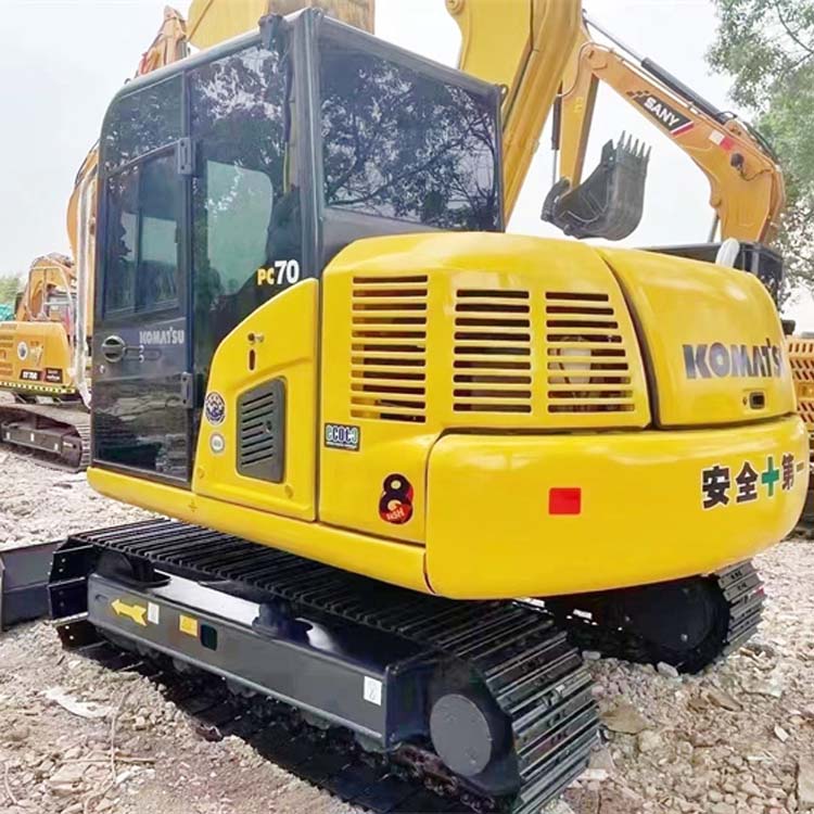 Original 7 Ton Mini Used Komatsu PC70-8 Excavator in Shanghai with 435 Working Hours
