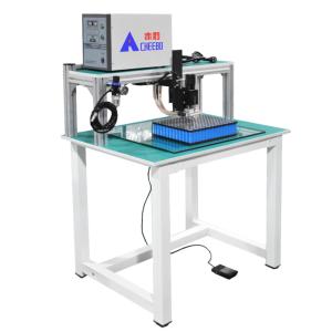 China Semi Automatic Battery Tab Spot Welding Machine Resistance Type Spot Welder factory