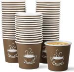 Juice Waterproof Single Wall Coffee Cups Custom Paper Cups With Logo