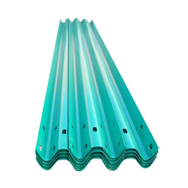 Stainless Steel Galvanized Metal Beam Crash Barrier for Roadway Guardrail