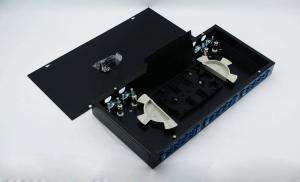China XYFiber 12 Port Rack Mount Fiber Optic Terminal Box , Fiber Patch Panel 1U 19 inch factory
