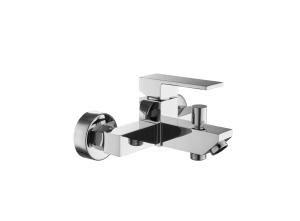 China Modern Wall Mounted Shower Mixer Taps Chrome Finish For Bathroom factory