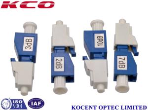 China 7DB Fiber Optic Attenuator , LC Male To Female Fixed Optical Attenuator factory