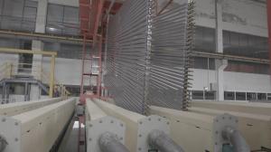China 440V Frequency 50Hz Vertical Powder Coating Line For Aluminium Profiles factory