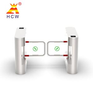 China 1mm Thickness Controlled Access Turnstiles Half Height Turnstile 53cm Lane Width factory