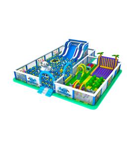China Customized IP Colorful Children Fun Park Inflatable Slide Bouncy factory