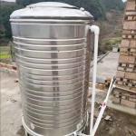 Round custom stainless steel water tanks cylindrical For Water Treatment