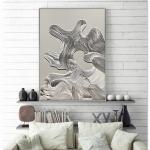 LANDSCAPE Subjects Home Decorative Relief Geometryczny Painting Wall Art 3D