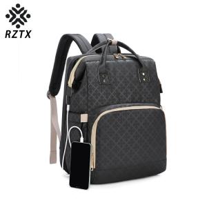 China Fashion Mother Bag Portable Light Folding Design Crib Mother Multifunctional Diaper Backpack factory