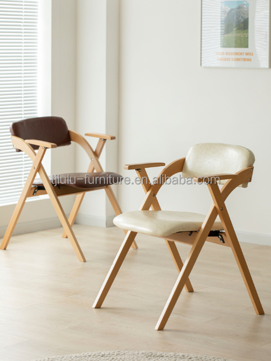 Foldable Padded Wood Chair The Ideal Choice for Modern Restaurant Dining Experience