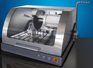 China Metallographic Sample Abrasive Cutter Metallographic Equipment Abrasive Cutting Machine With Cooling System Cutting diam factory