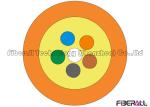 Strength Member 6 Core Fiber Optic Cable Single Mode For Distribution