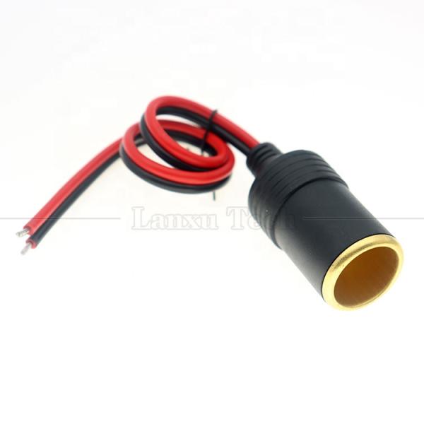 12V 24V 20A Pure Cooper DC Car Cigarette Lighter Female Socket Plug Power Adapter Extension Cable