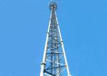 25m 80m Q355 Hot Dip Galvanized Steel Tower 3 Legged Self Supporting