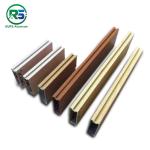 Decorative Multicolor Suspended Ceiling Metal Strips Tile Fireproof Square Tube