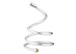 Leyou Silver PVC Shower Hose , 150cm High Pressure Shower Hose 1/2 Connector
