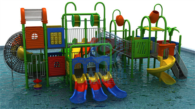 Children'S Medium Water Slide LLDPE Anti UV Static Customized