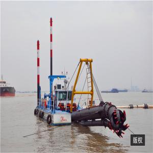 Land 300cbm/H Cutting Suction Dredger With Dredging Dragon Machine
