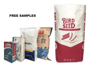 China 5kg 10kg 15kg 20kg 20LB 2 Layers Or 3 Ply Multi Wall Paper Sacks For Flour Packaging factory