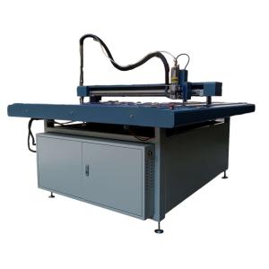 China Blue Frame Silver Case Cutting Machine for PVC PET Acrylic Epoxy Resin Garment Template factory