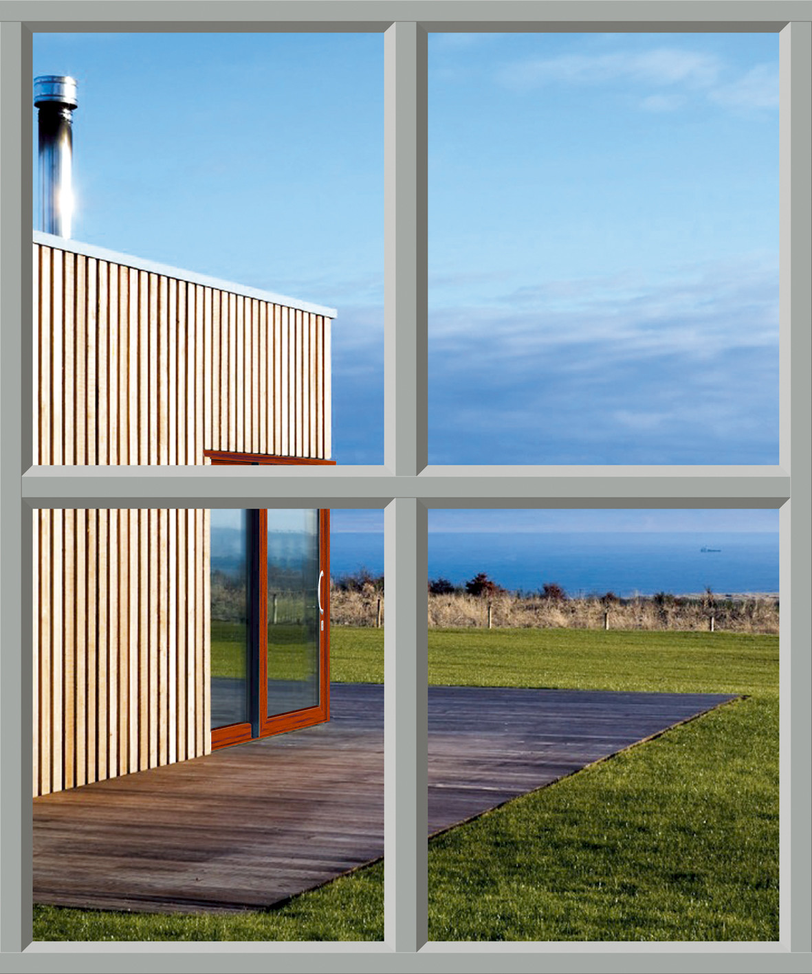 90 Minutes Fire Rated Steel Windows For Villas Apartments