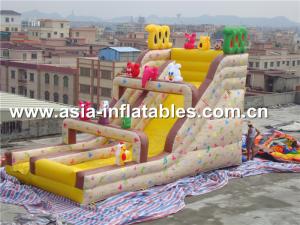 China Inflatable Slide With Lovely Animal Cartoons For Outdoor Inflatable Sports Games factory