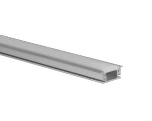 China Extrusion 2m 2.5m 3m 6063 T5 W27.5mm LED Floor Profile factory