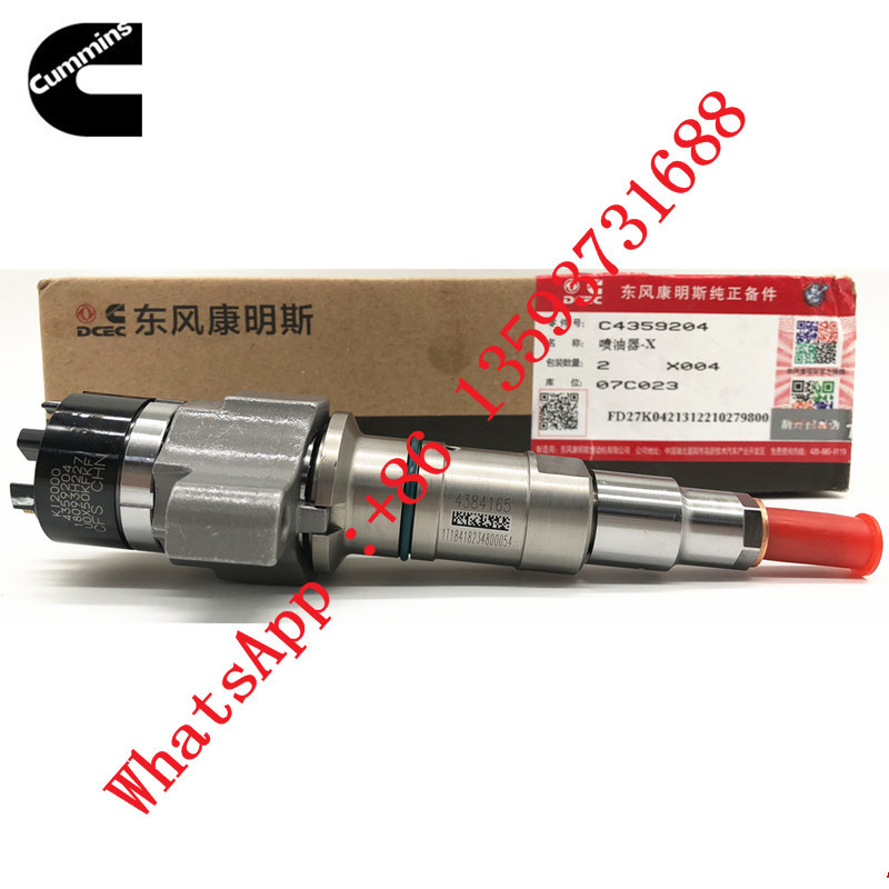 Genuine Cummins Qsl9.3 Engine Fule Injector 4359204 for construction machinery