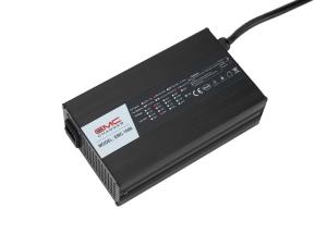 China EMC-1000 36V18A Aluminum lead acid/ lifepo4/lithium battery charger for golf cart, e-scooter factory
