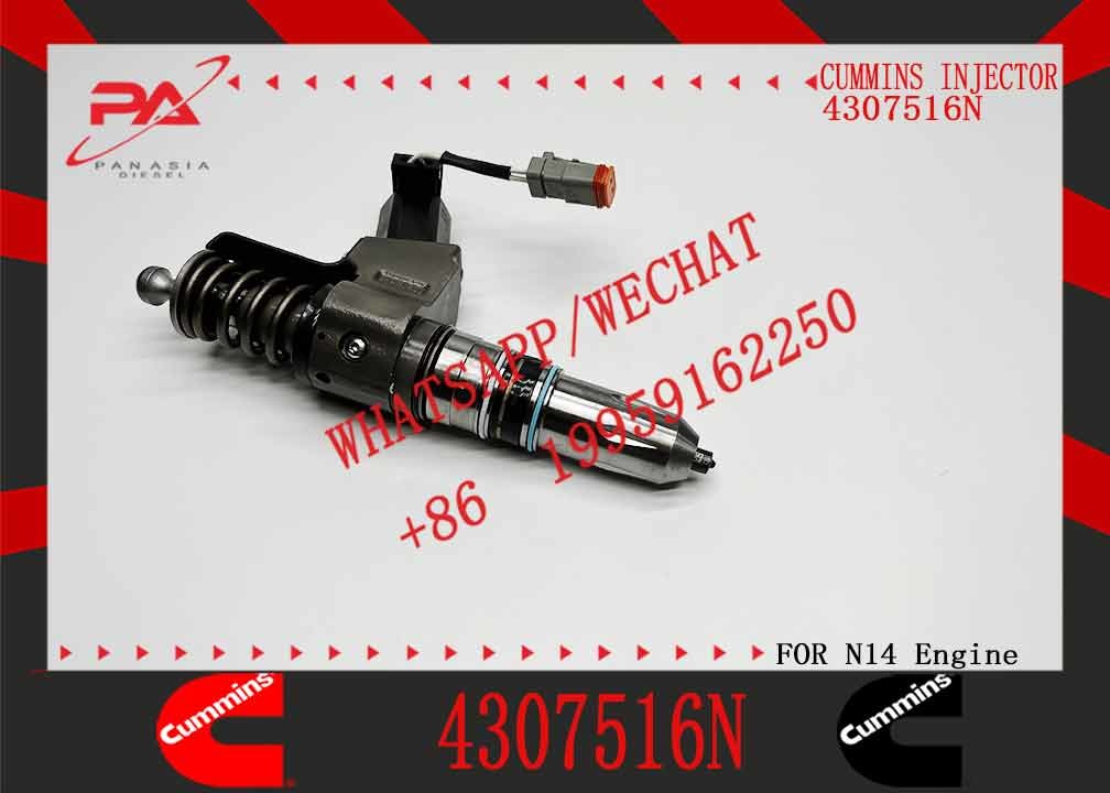 4307516N New High Quality Diesel N14 Common Rail Fuel Injector 3411766 3652541 3411767 3652542