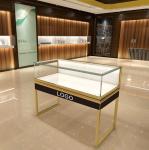 High End Metal / Plexiglass Jewelry Display Cases Shopping Mall Customized Logo