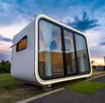 Galvanized Steel Square Tubes Customizable Space Capsule House for Large Space