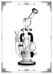 11" Inches Glass Recycler Showerhead Perc Glass Bongs Smoking