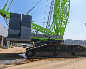 China 2024 Zoomlion ZCC18000-1 Crawler Crane 120m Super-Light Main Boom National VI Standard 1800t for Mission factory