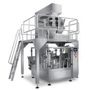 China Rotary Automatic Granule Packing Machine Premade Stand Up Zipper Gusset Pouch factory