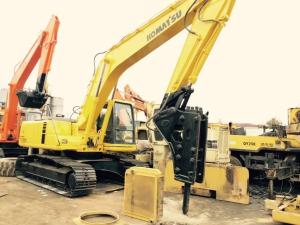 China Original Paint 20 Ton Second Hand Komatsu Excavator Pc200 - 6 With Jack Hammer factory