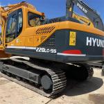 Original Korea Hyundai 220-9s Excavator 22 Ton Crawler for Health Condition in
