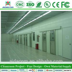 China Sandwich Panel FDA Food Electronics Cleanroom Design factory