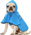 Reflective Dog Raincoat - Adjustable Waterproof Raincoat for Dogs, Lightweight