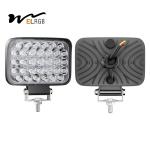 5" 33LED 100W Square Off Road Work Light White For JEEP 4x4ATV UTV