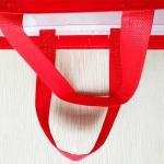 Breathable Tote Promotional Non Woven Shopping Bags Shrink Resistant