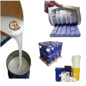 China 25 Shore A Tin Cured Liquid Silicone Rubber For Decorative Gypsum Concrete Mold factory
