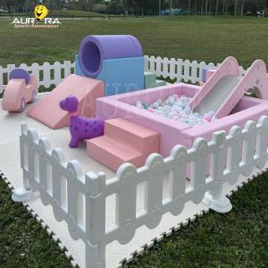 China Inflatable Kids Soft Play Equipment Pink Blue Purple Toddler Soft Play Party Packages factory
